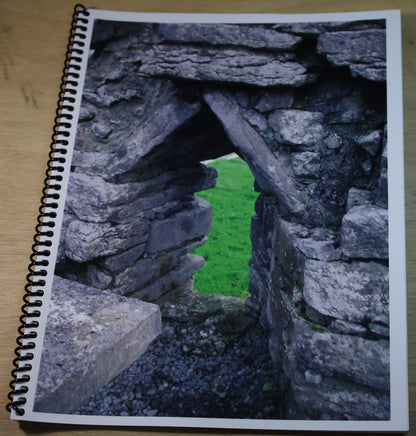 Window to the Green Isle Notebook Cover